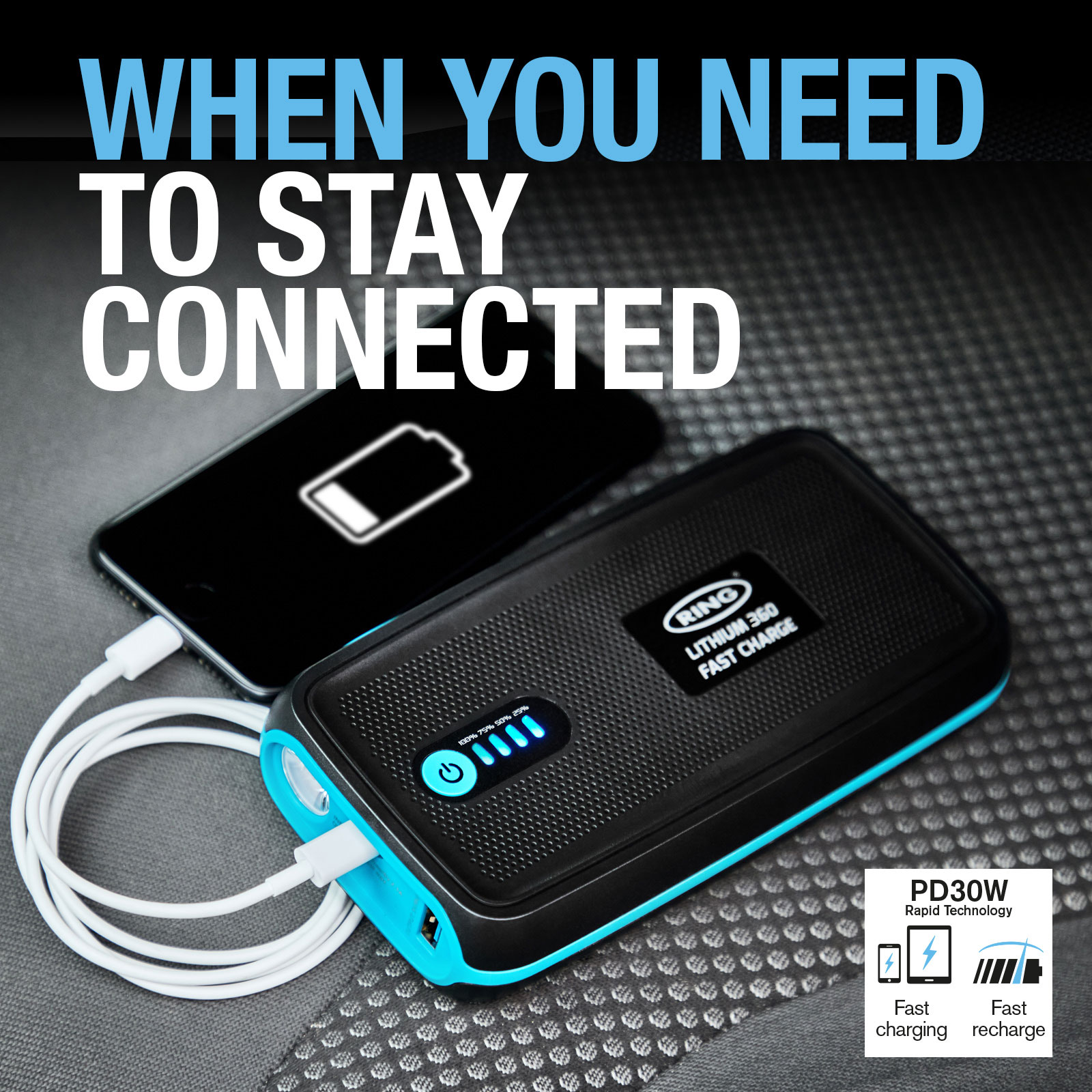 ring fast charge jump starter rppl360